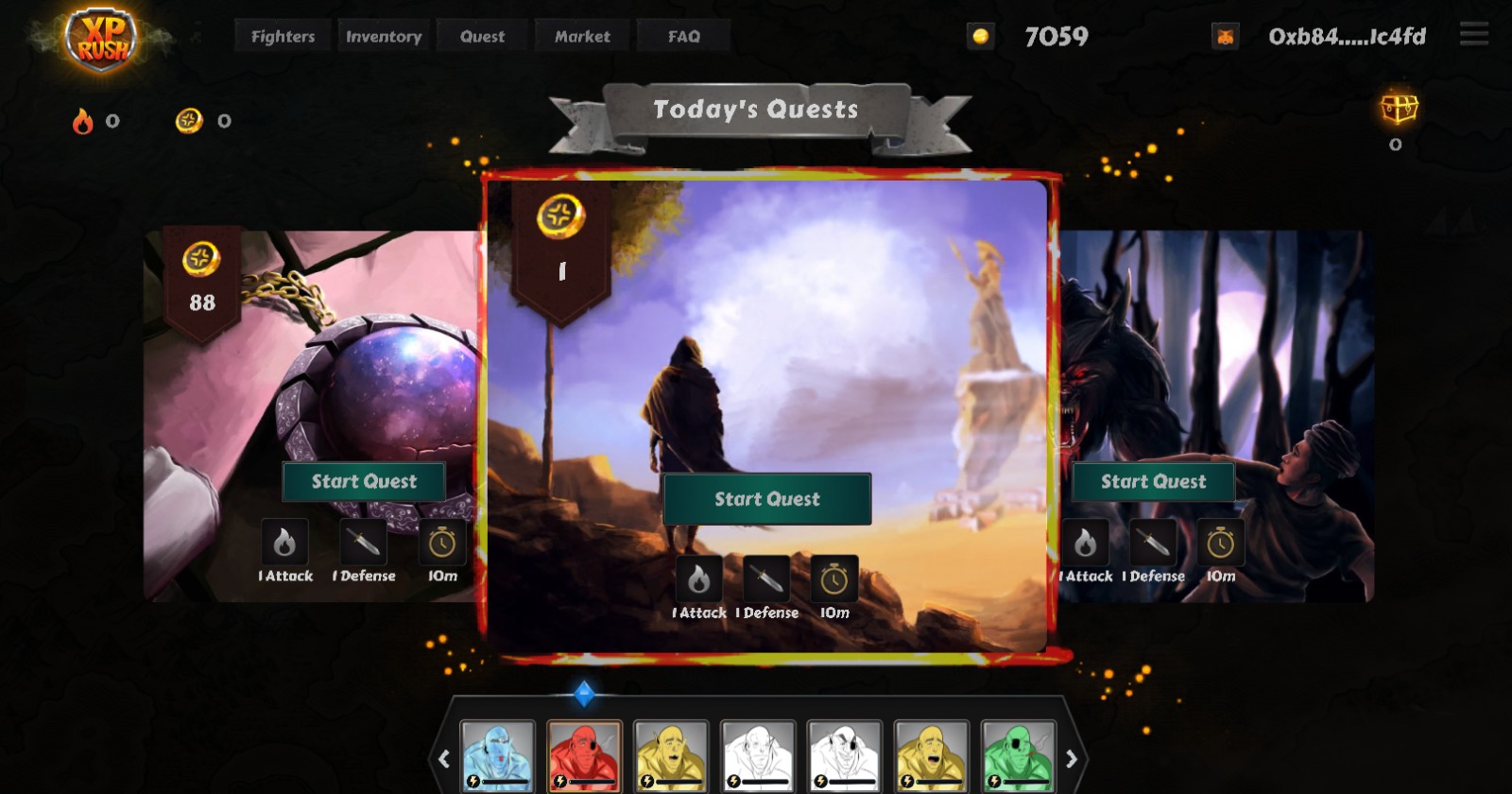 Card background